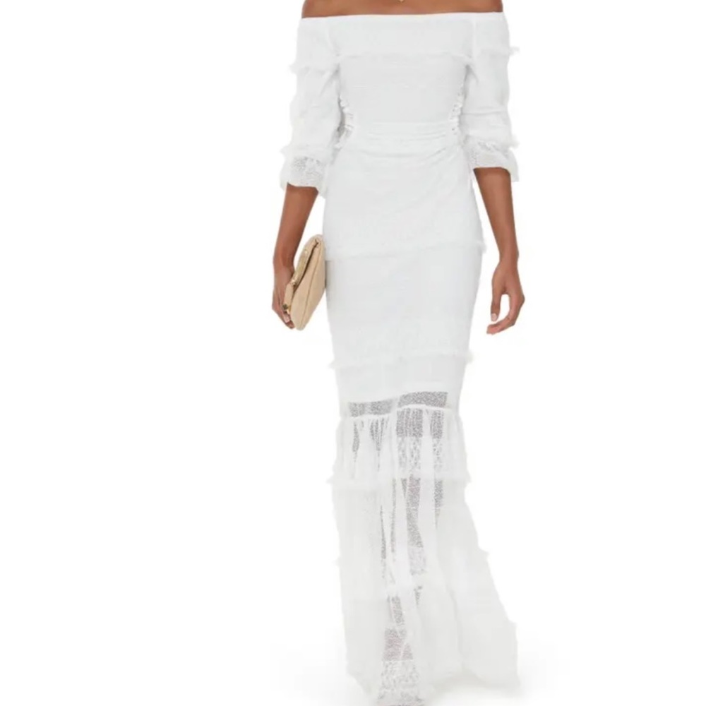 Vici x Nordstrom tiered off shoulder open back